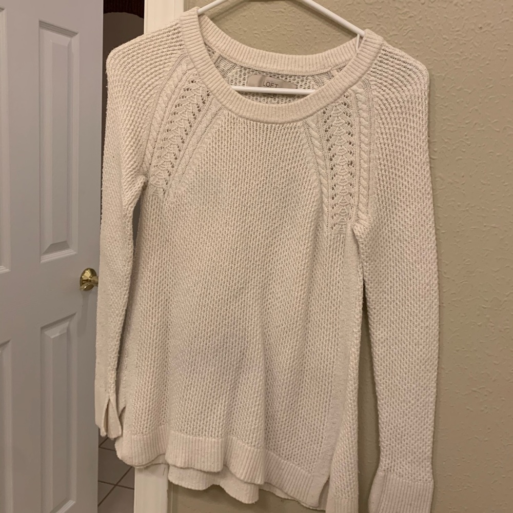 Cream sweater